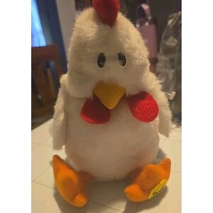Vintage Gemmy Cornelius the Dancing Chicken Animated Plush Toy ~Tested & Working